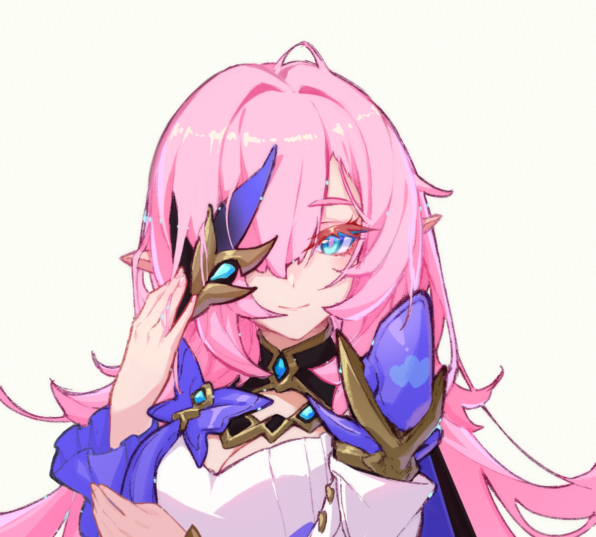This is a pixiv picture whose title is 爱莉希雅   梳妆.