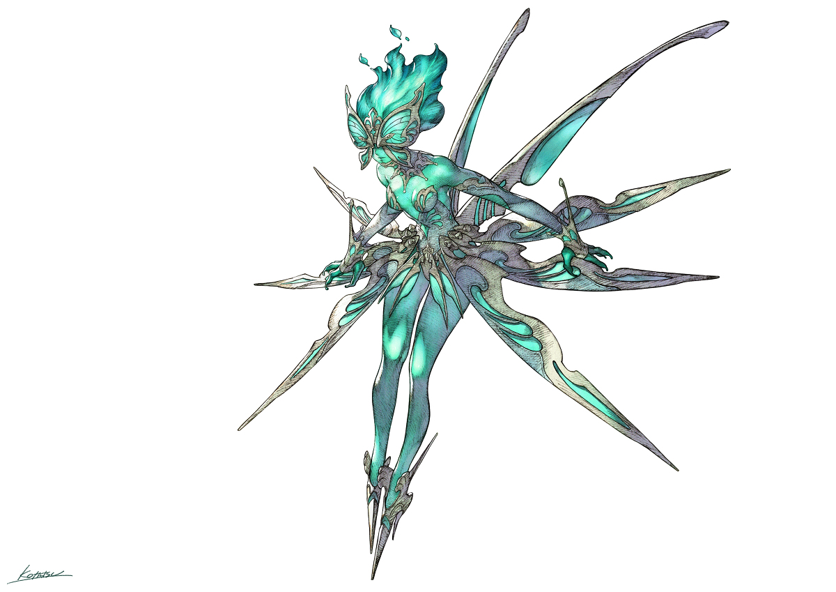 This is a pixiv picture whose title is 【オリジナル】シルフ【精霊】.