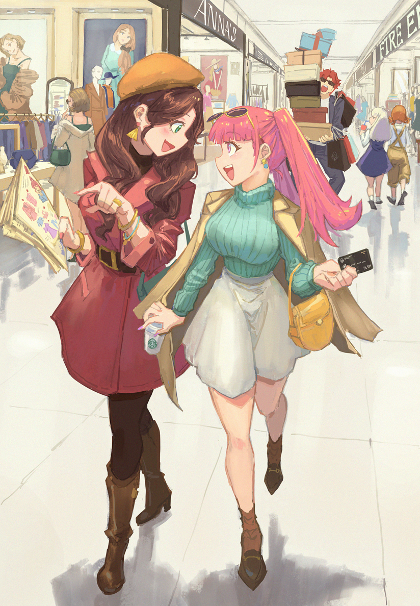 This is a pixiv picture whose title is Go Shopping.