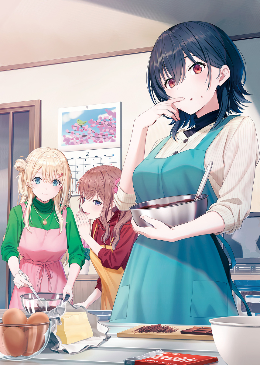 This is a pixiv picture whose title is クラスで２番目に可愛い女の子と友だちになった3.