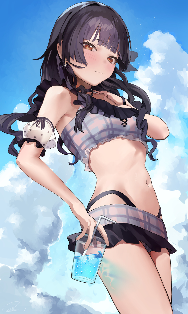 This is a pixiv picture whose title is Fuyuko summer.