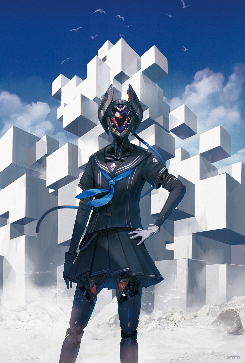 This is a pixiv picture whose title is 早川文庫「バイオスフィア不動産」表紙.