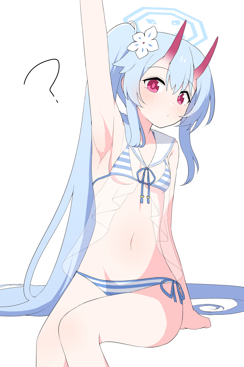 This is a pixiv picture whose title is 和楽チセ(水着).