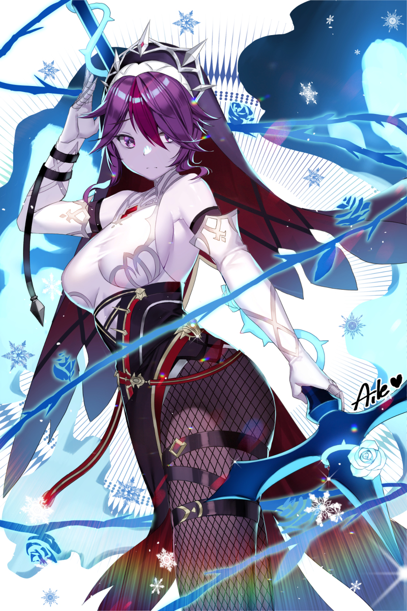 This is a pixiv picture whose title is 10. ロサリア.