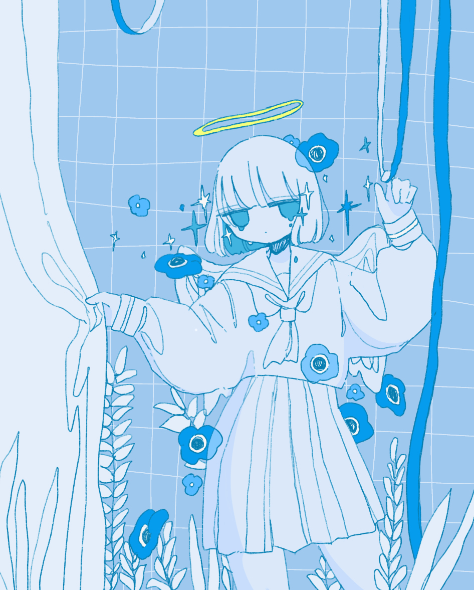 This is a pixiv picture whose title is ひと.