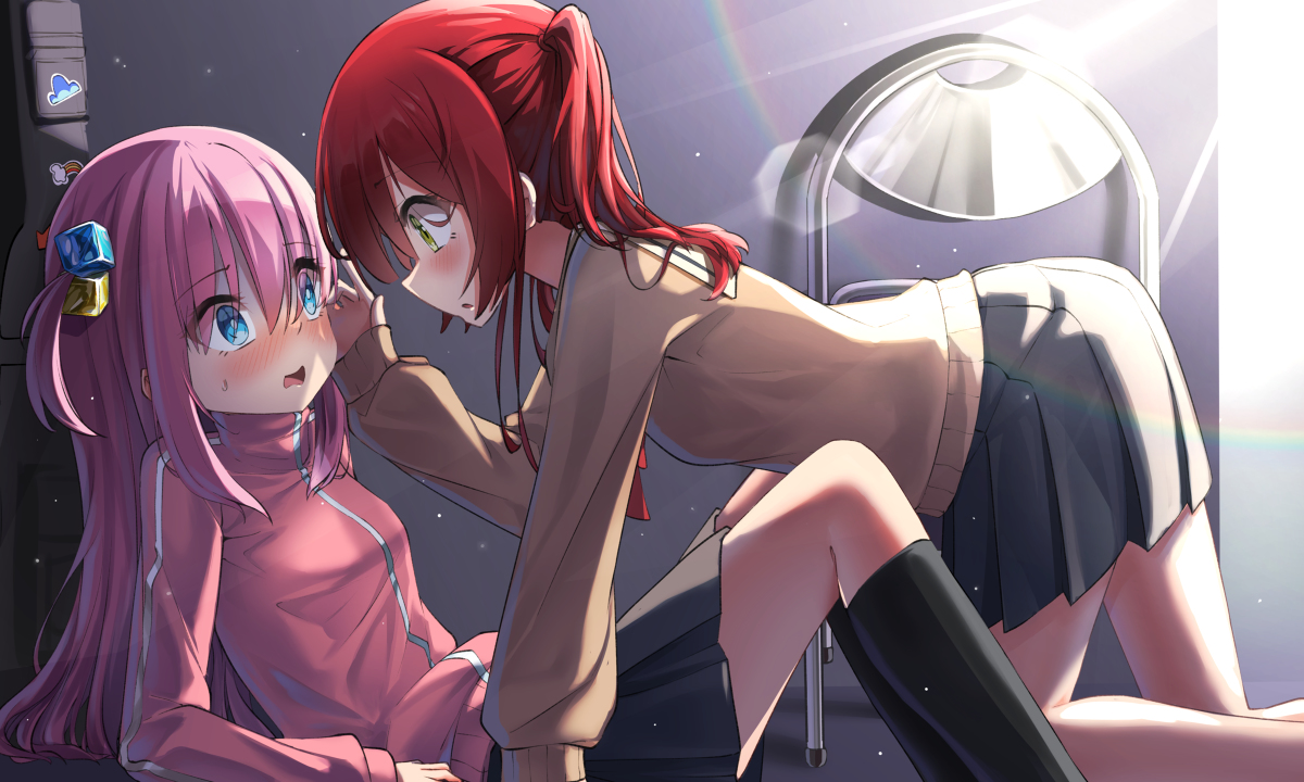 This is a pixiv picture whose title is 👀.