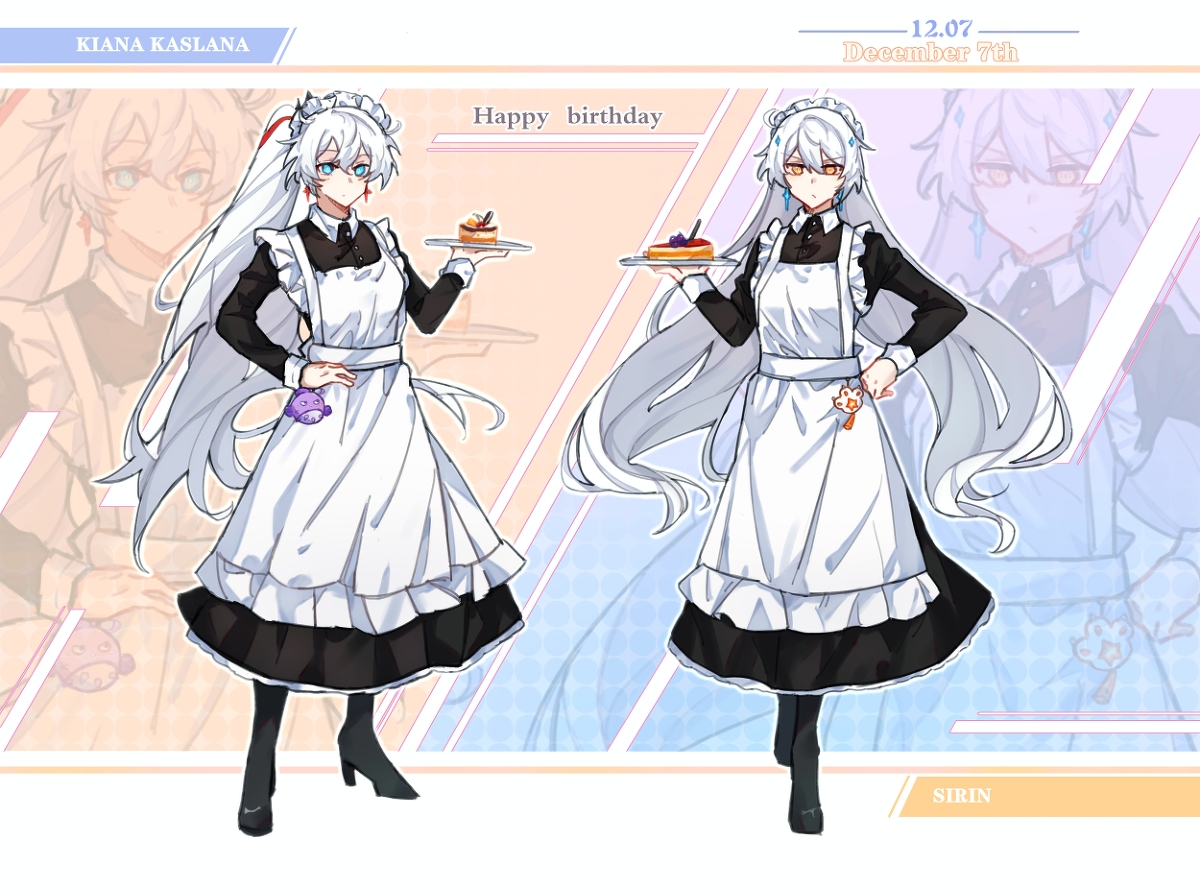 This is a pixiv picture whose title is 🎉🎉✨生日快乐两个宝贝女鹅.
