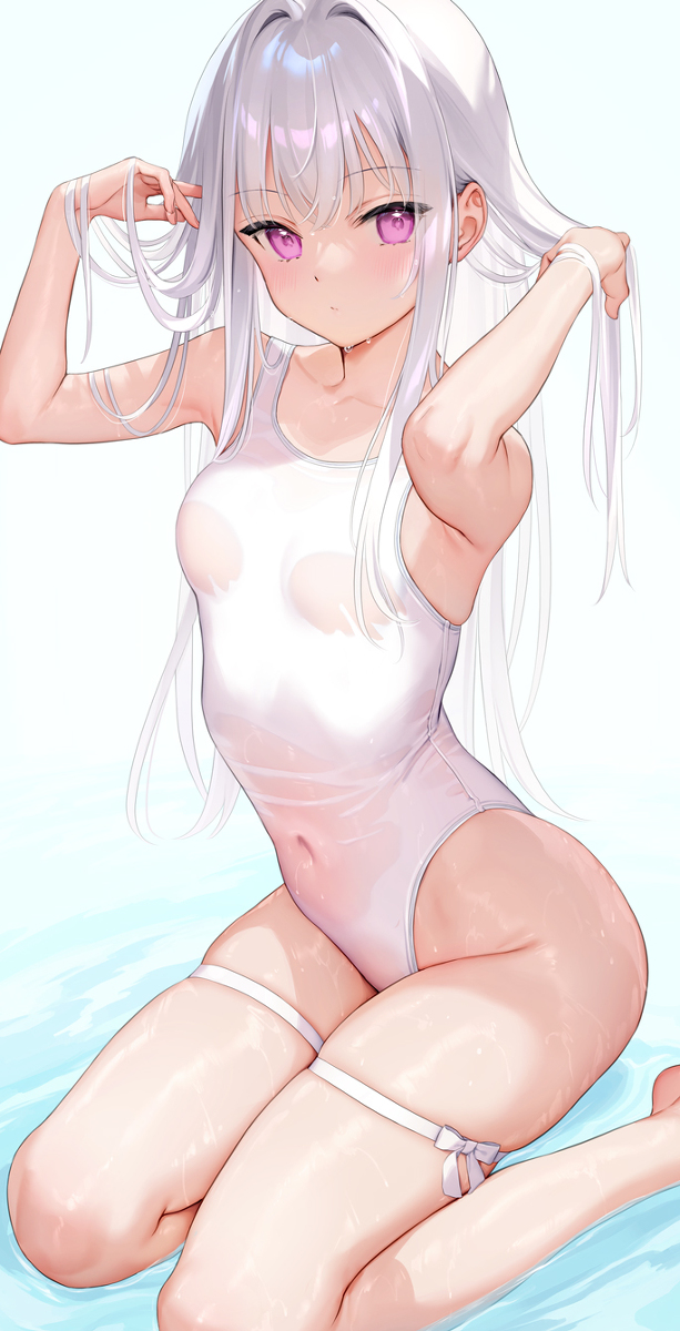This is a pixiv picture whose title is 「おにいちゃんもいっしょに入ろ？」.