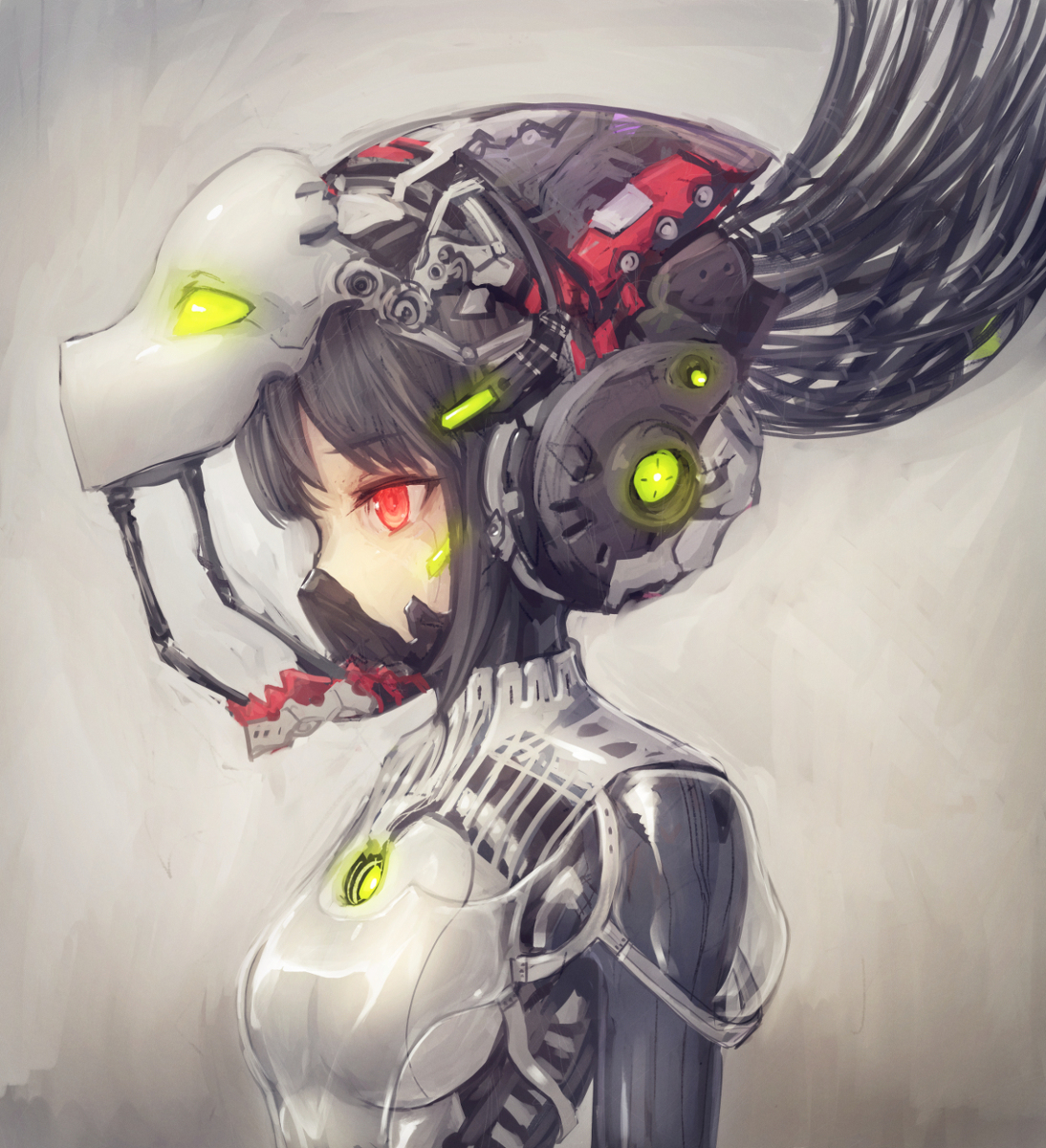 This is a pixiv picture whose title is マスクオフ.