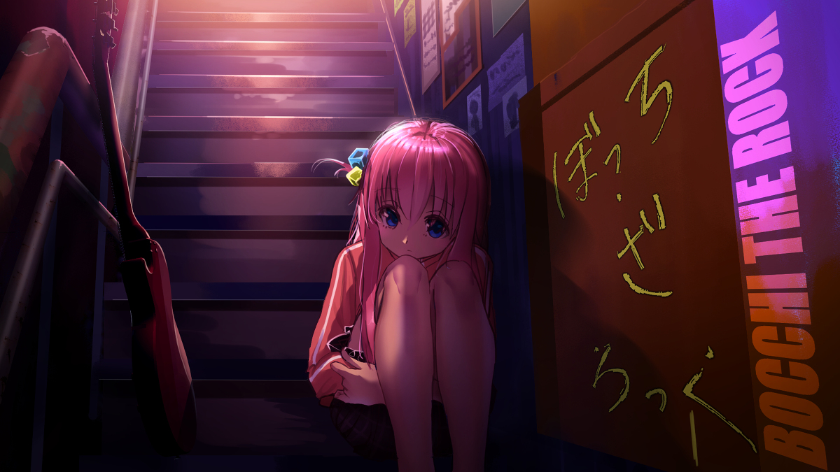This is a pixiv picture whose title is ぼっち.
