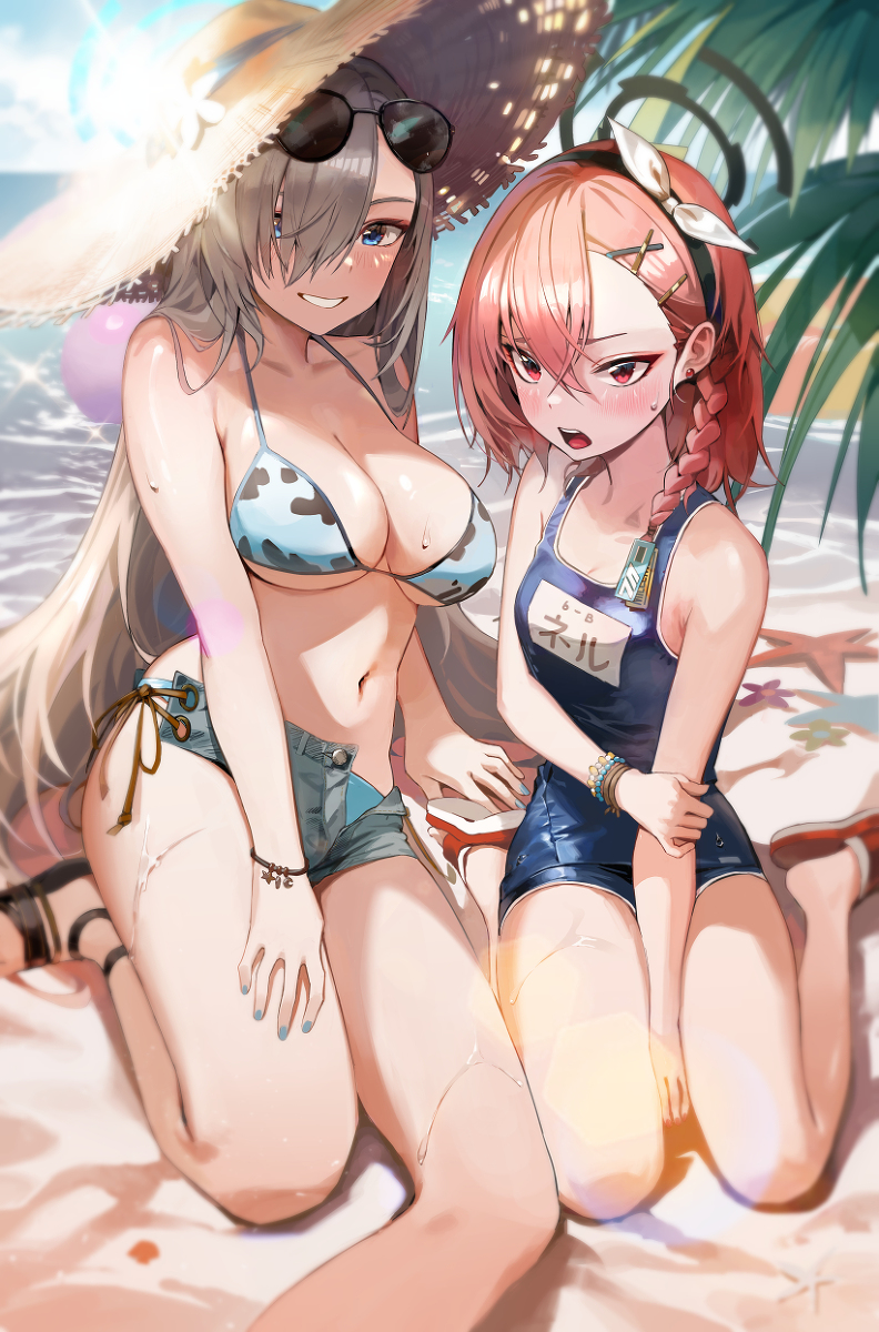 This is a pixiv picture whose title is アスナ&ネル.