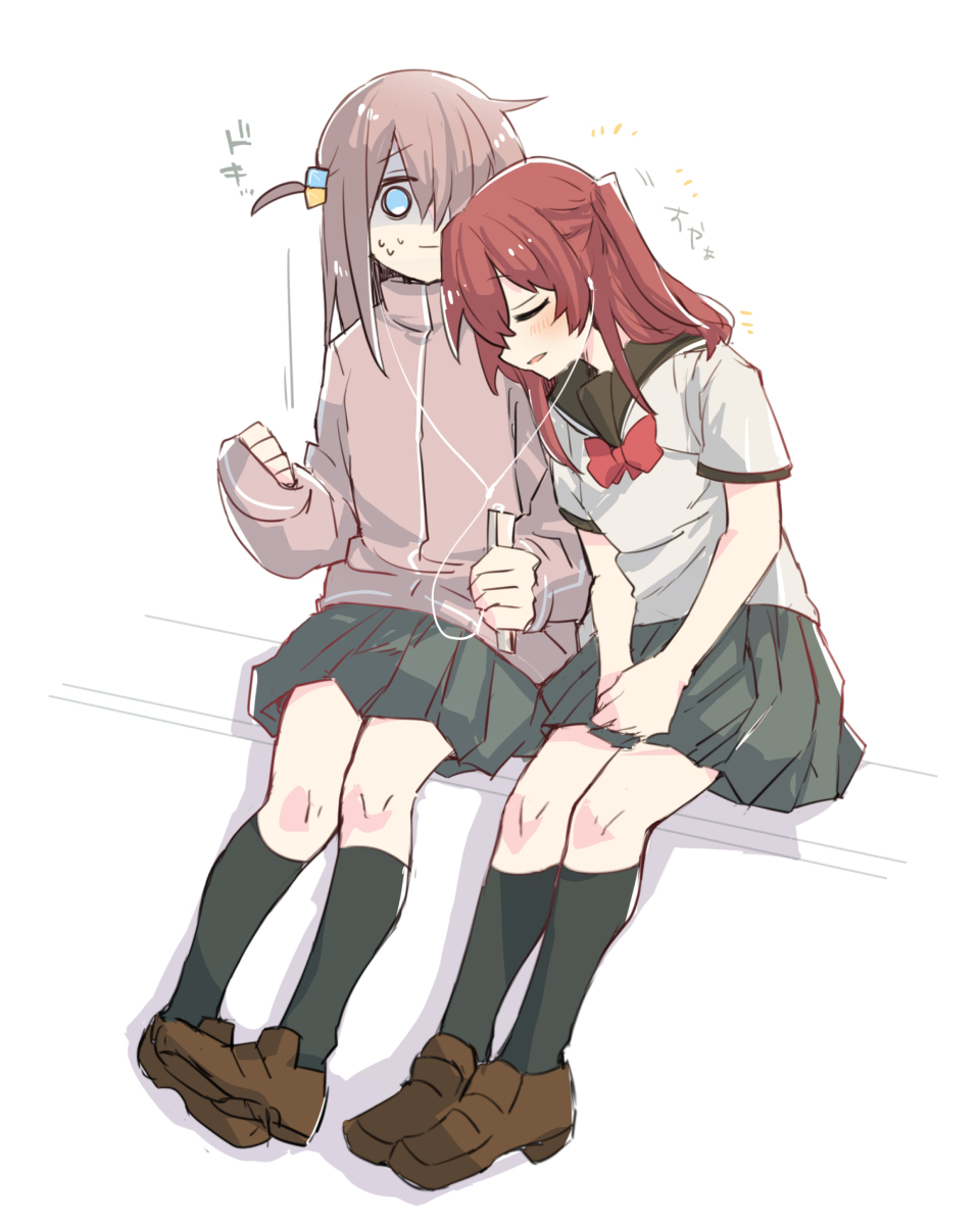 This is a pixiv picture whose title is ぼ喜多イヤホン.