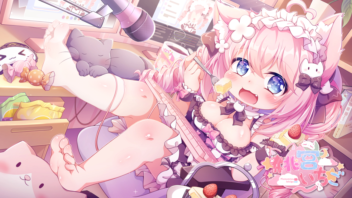 This is a pixiv picture whose title is 桃宫草莓.