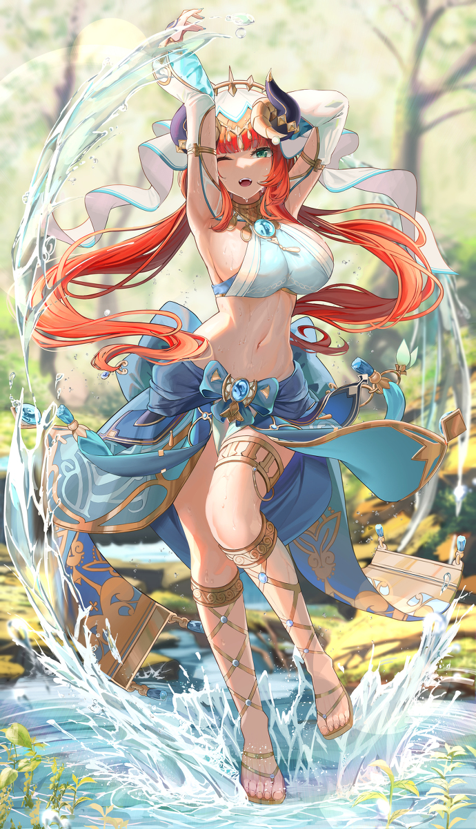 This is a pixiv picture whose title is ニィロウ.