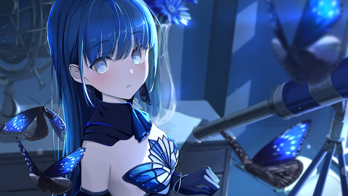 This is a pixiv picture whose title is 星空の君.