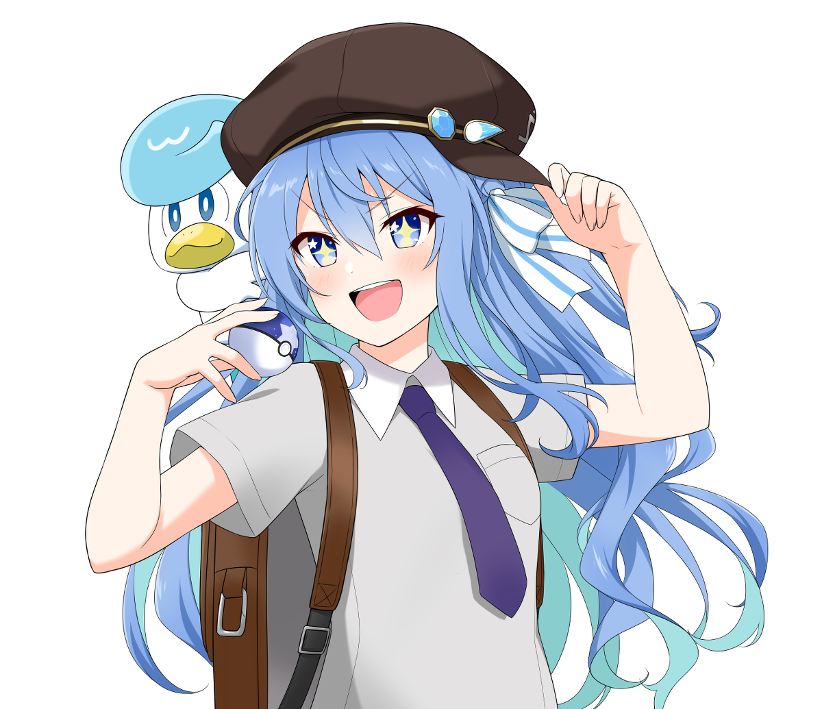 This is a pixiv picture whose title is レッツゴー!! 星街‼︎.