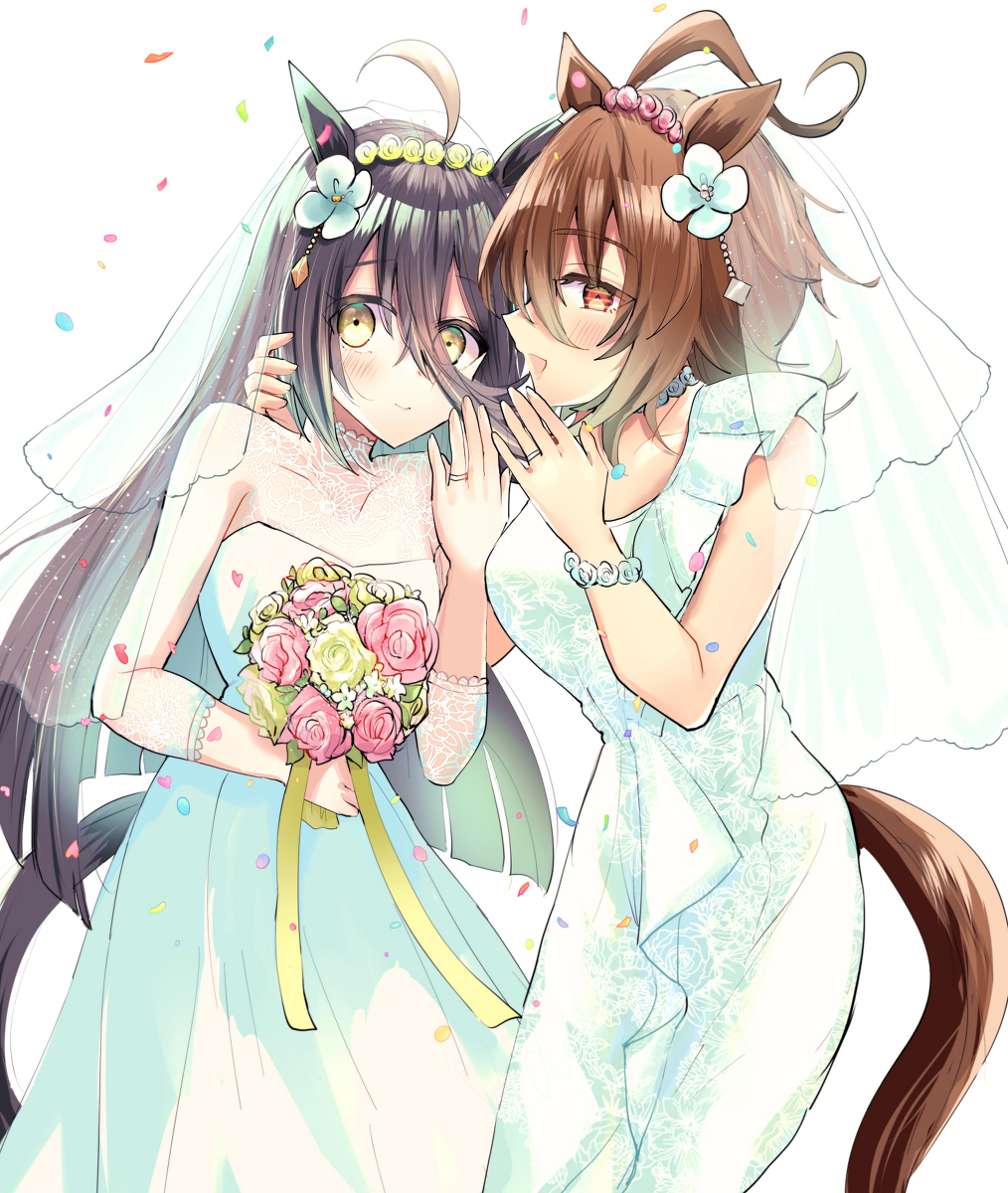 This is a pixiv picture whose title is ウエディングタキ＆カフェ.