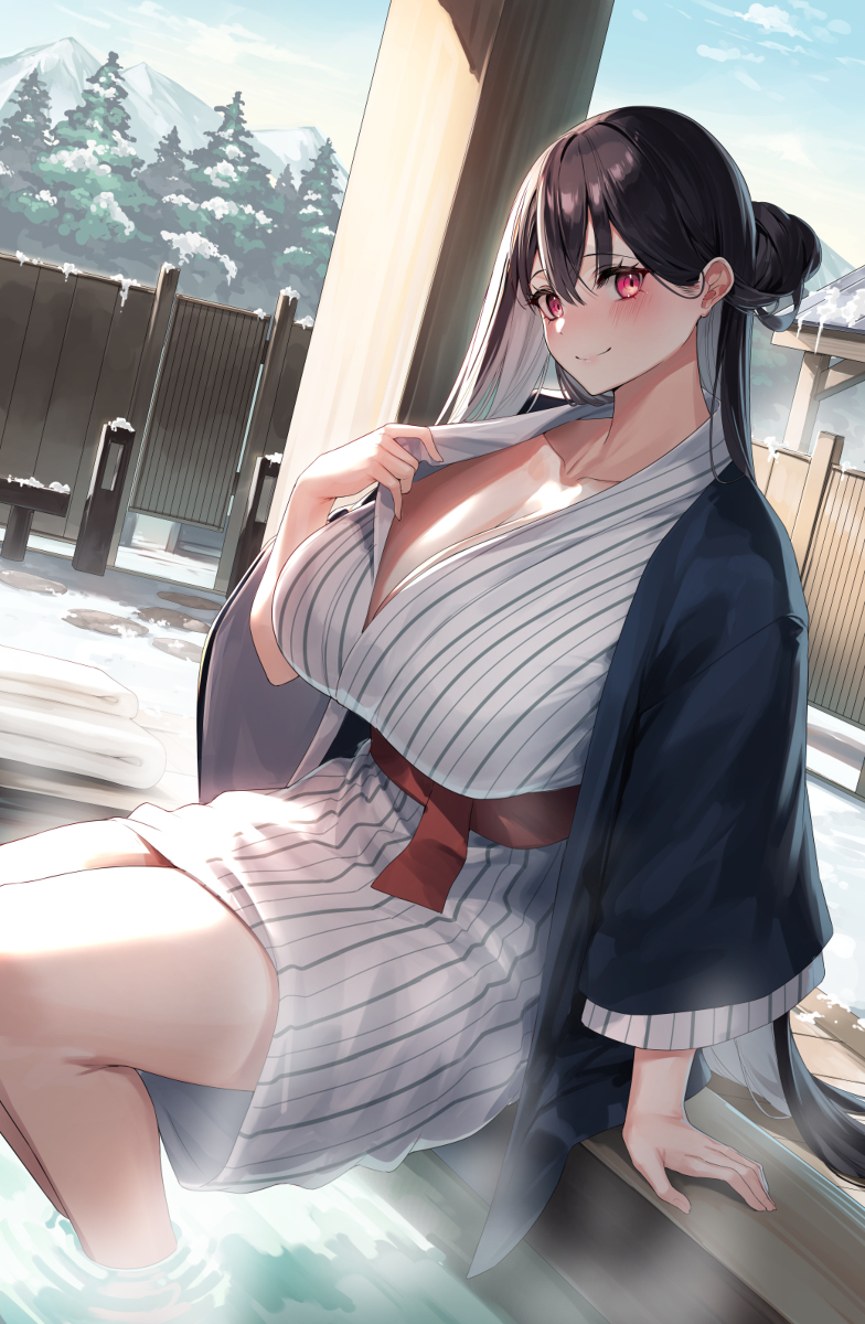 This is a pixiv picture whose title is 【告知】イラスト集にて描かせていただきました！.