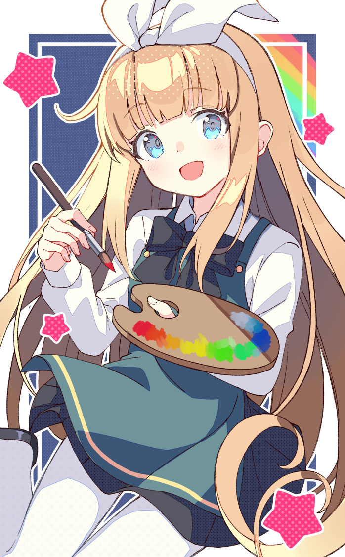 This is a pixiv picture whose title is カラフルパレット.