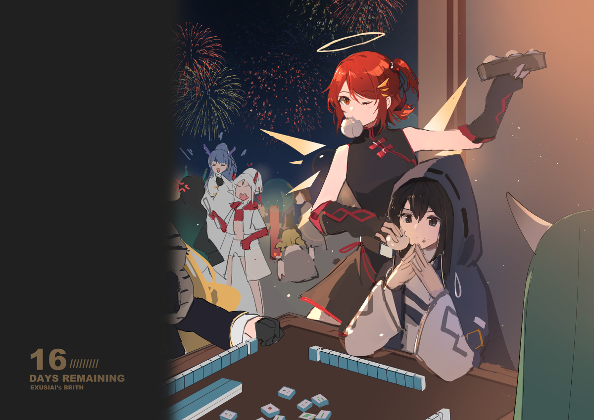 This is a pixiv picture whose title is 能天使生日还有16日/.
