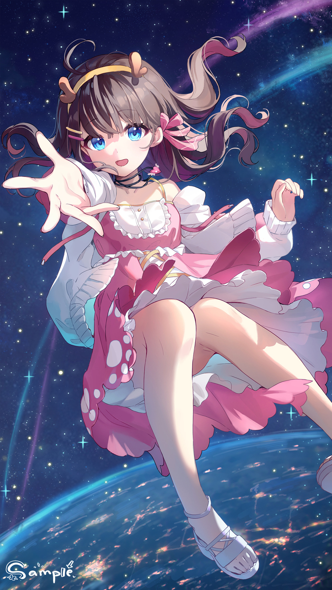This is a pixiv picture whose title is 星空.
