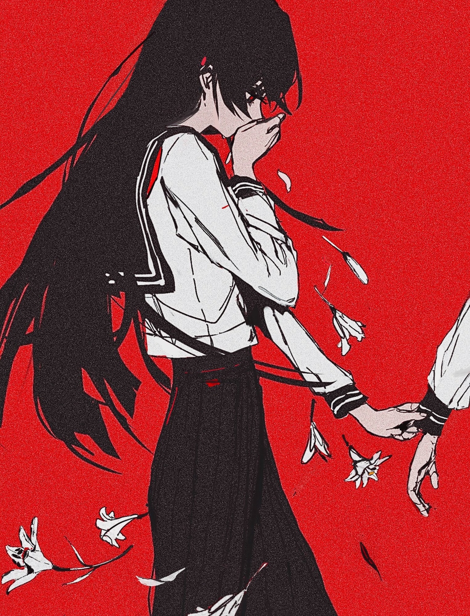 This is a pixiv picture whose title is 百合.