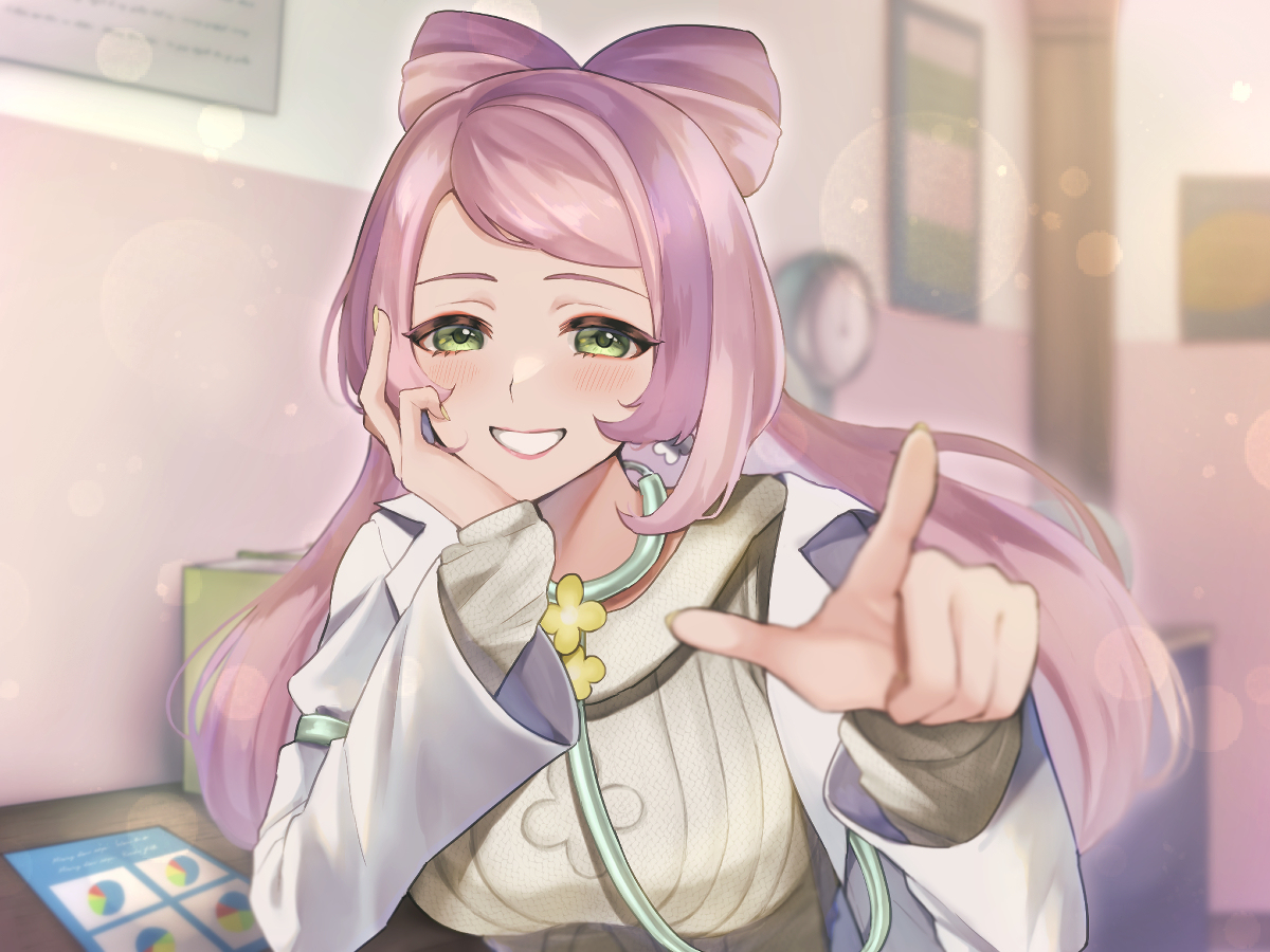 This is a pixiv picture whose title is ミモザ先生.