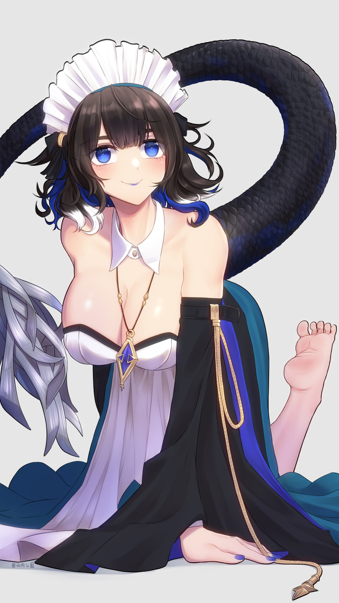 This is a pixiv picture whose title is イェラ 耶拉 Kjeraのメイドコーデ.