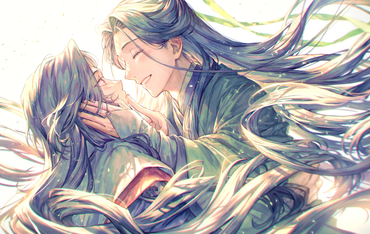 This is a pixiv picture whose title is 人渣反派自救系统.