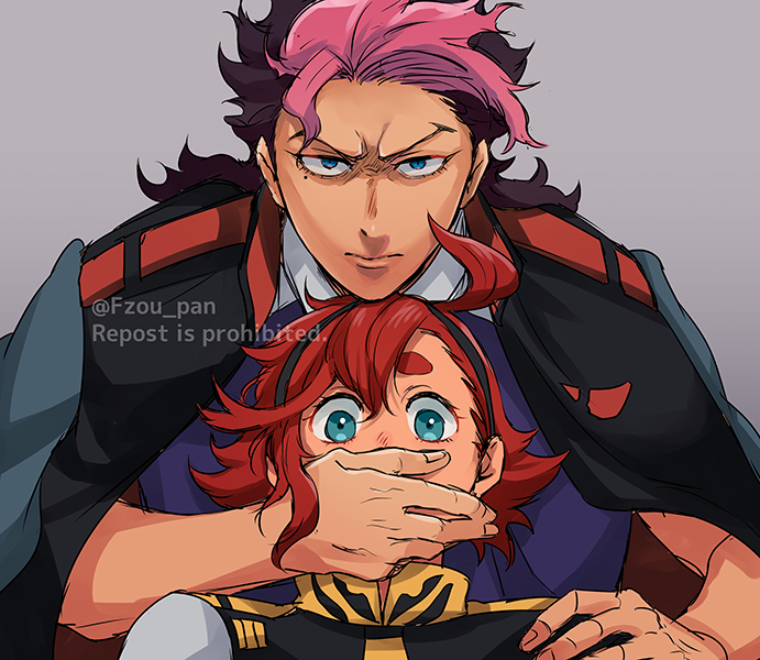 This is a pixiv picture whose title is グエスレ.