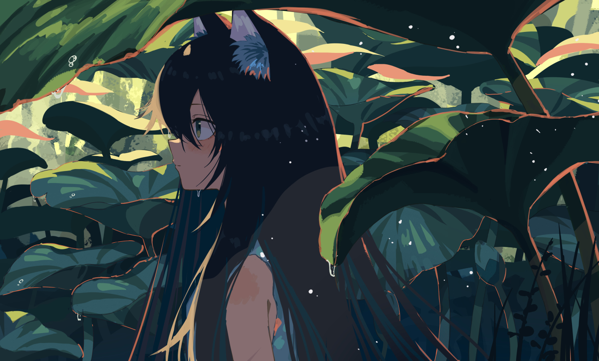 This is a pixiv picture whose title is nuko.