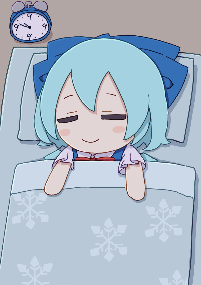 This is a pixiv picture whose title is 眠るふもふもちるの。.