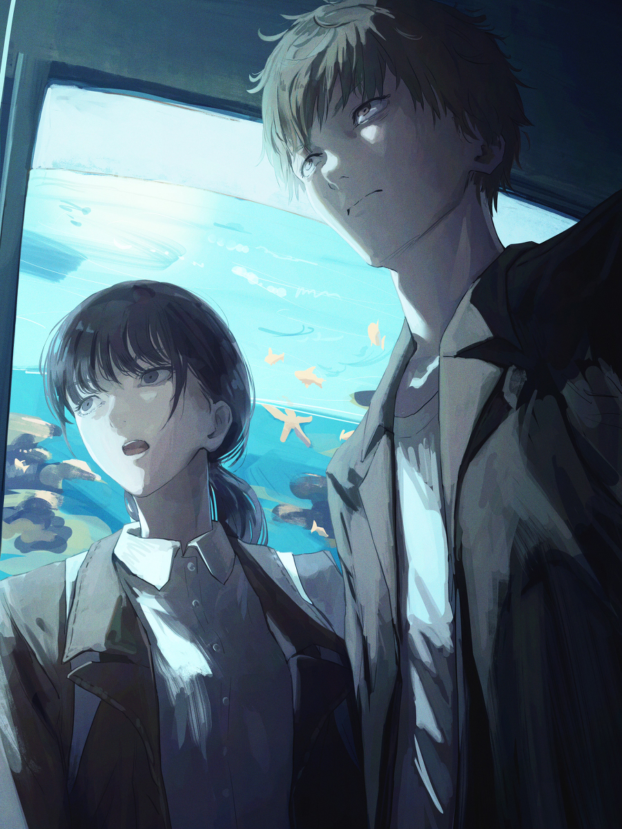 This is a pixiv picture whose title is 緊急事態.