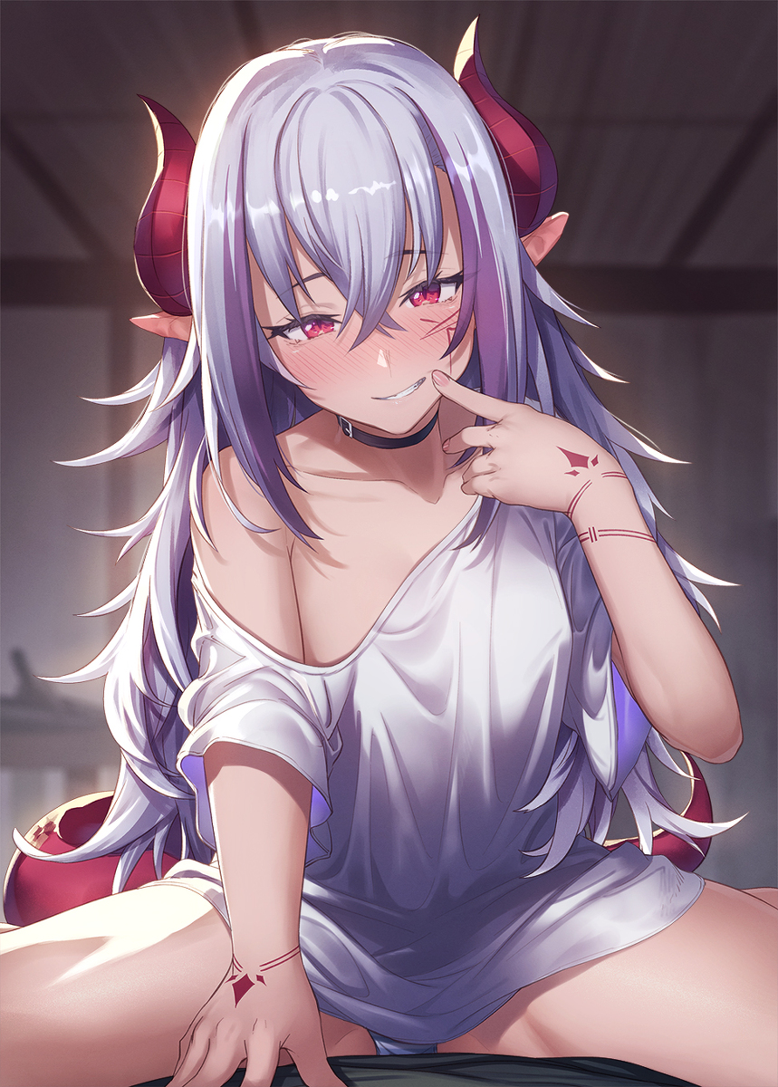 This is a pixiv picture whose title is 酔いどれメルちゃん.