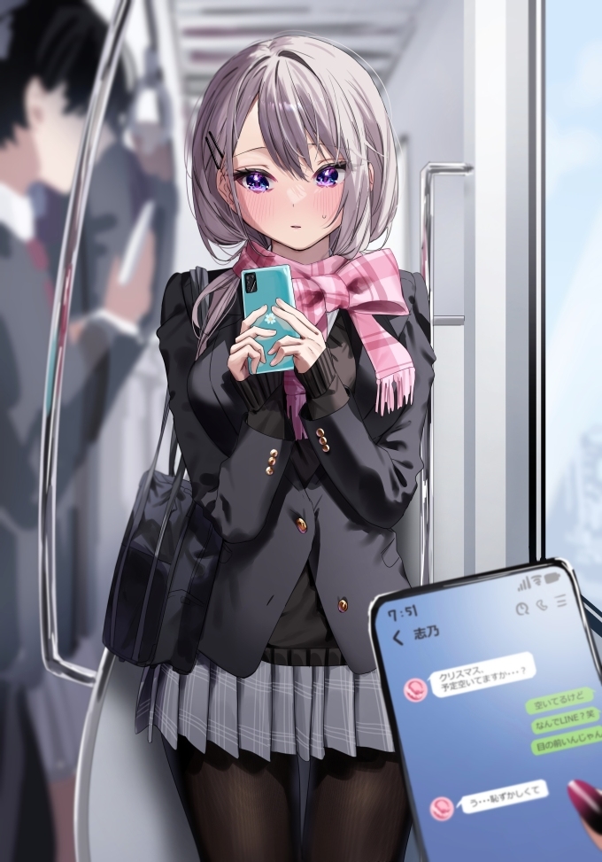 This is a pixiv picture whose title is (…誘っちゃった……).