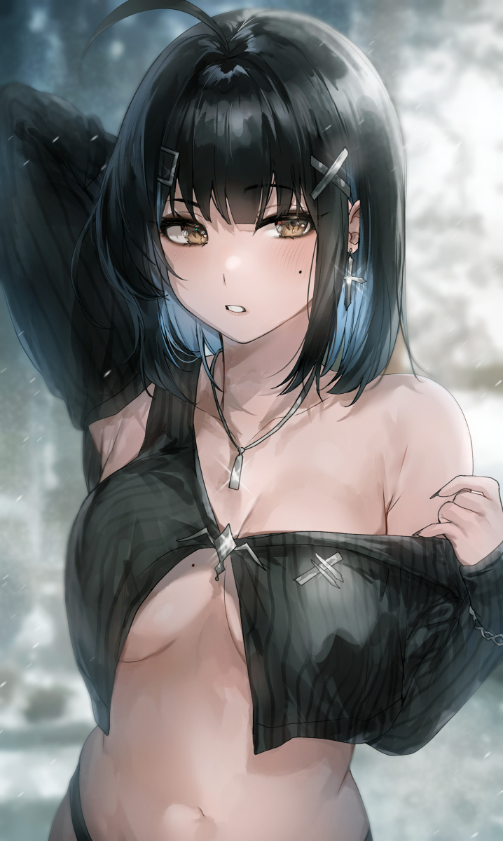 This is a pixiv picture whose title is Winter sweater.