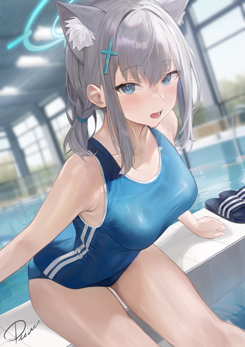 This is a pixiv picture whose title is Shiroko.