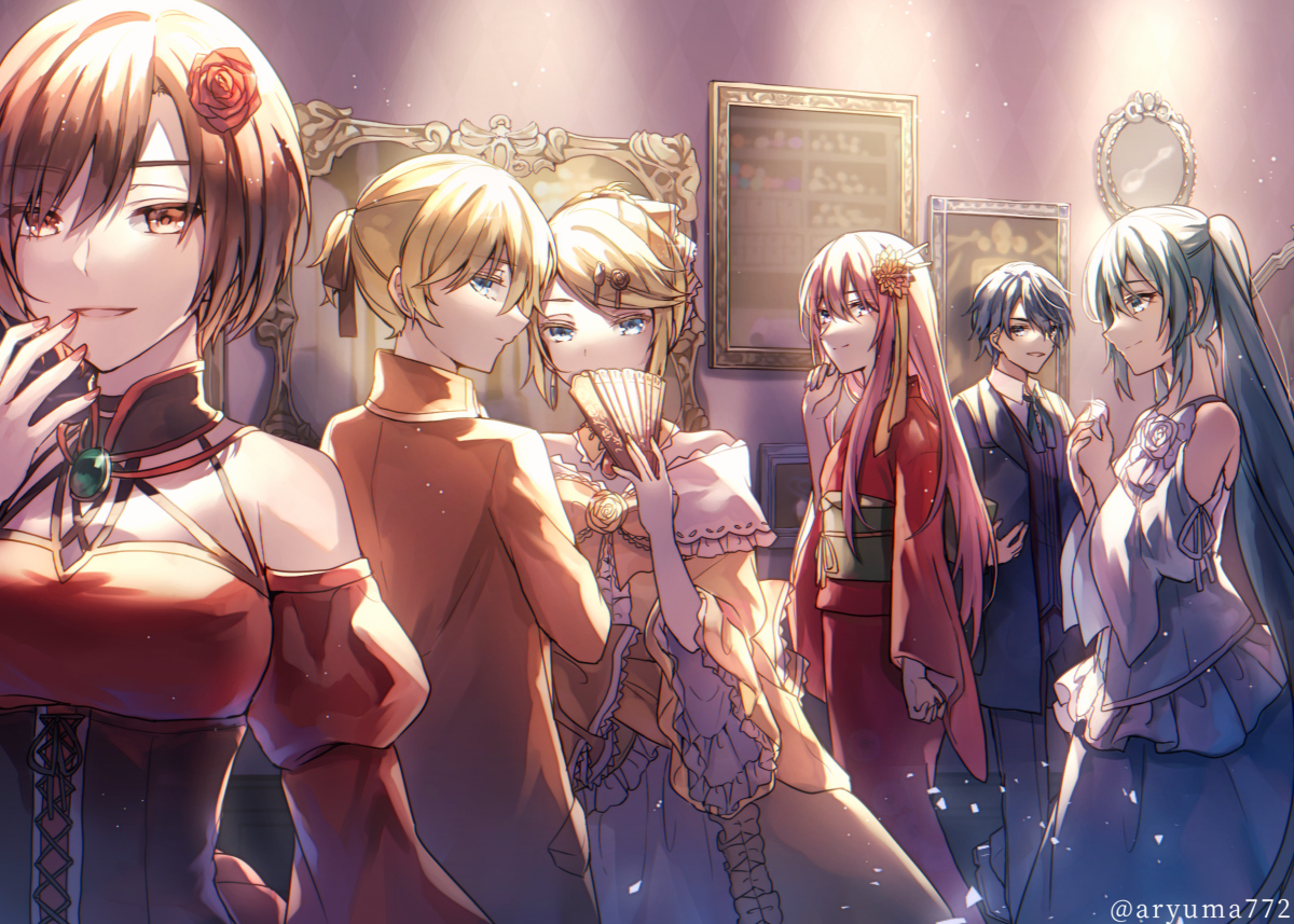 This is a pixiv picture whose title is プロセカ×悪ノ大罪シリーズコラボ.