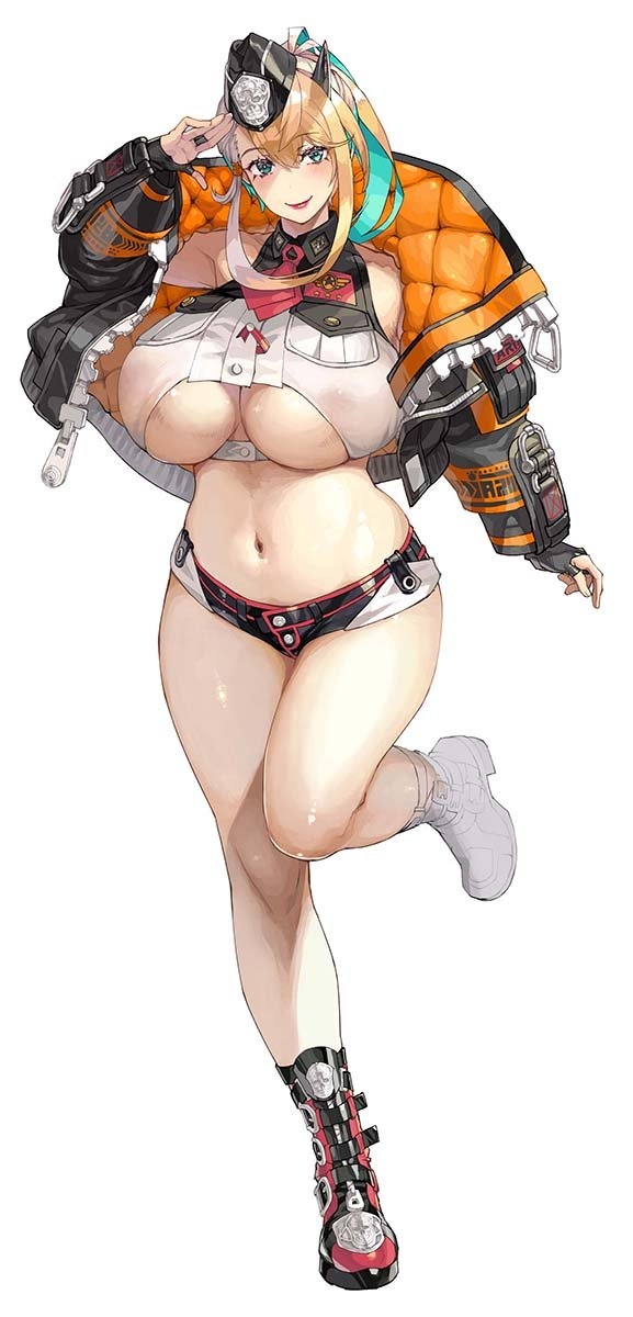 This is a pixiv picture whose title is 肉厚小隊の隊長.