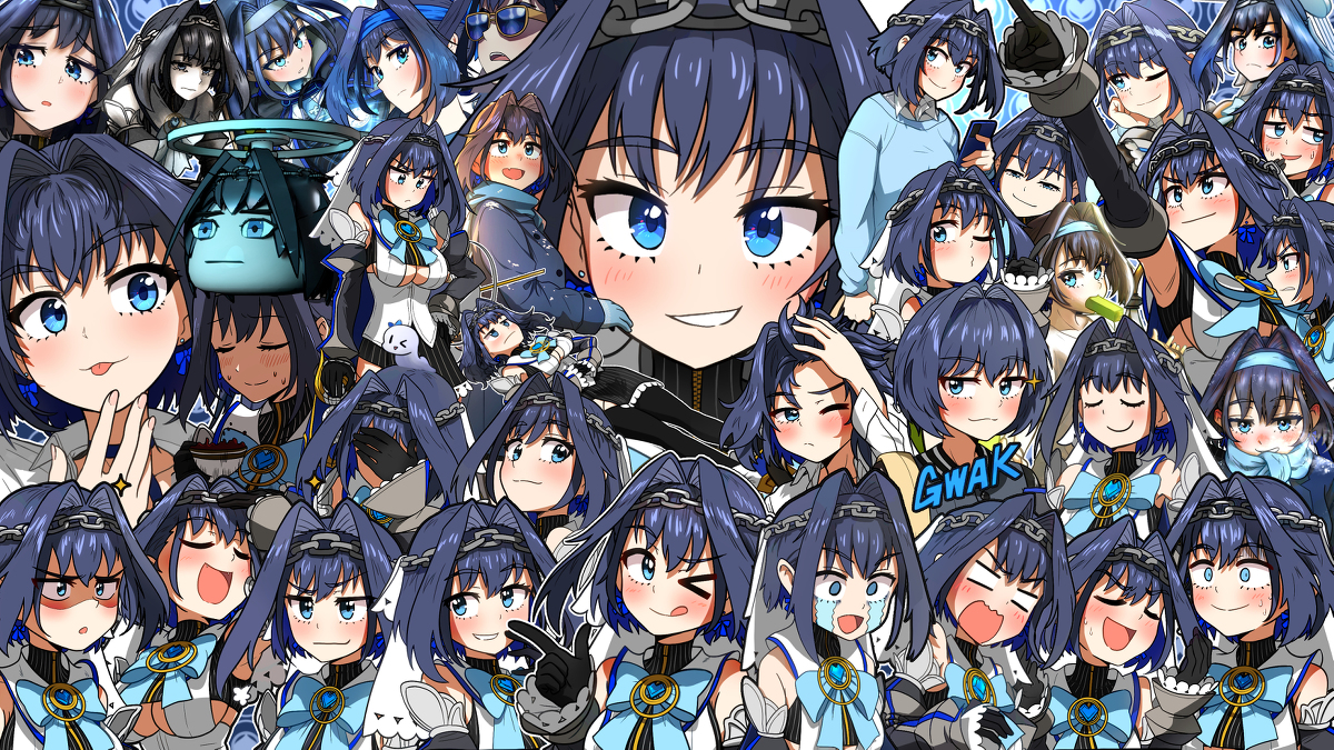 This is a pixiv picture whose title is every kronii.