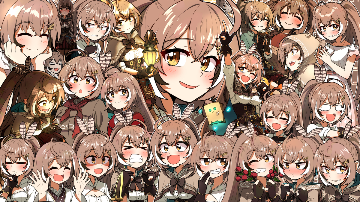 This is a pixiv picture whose title is every mumei.