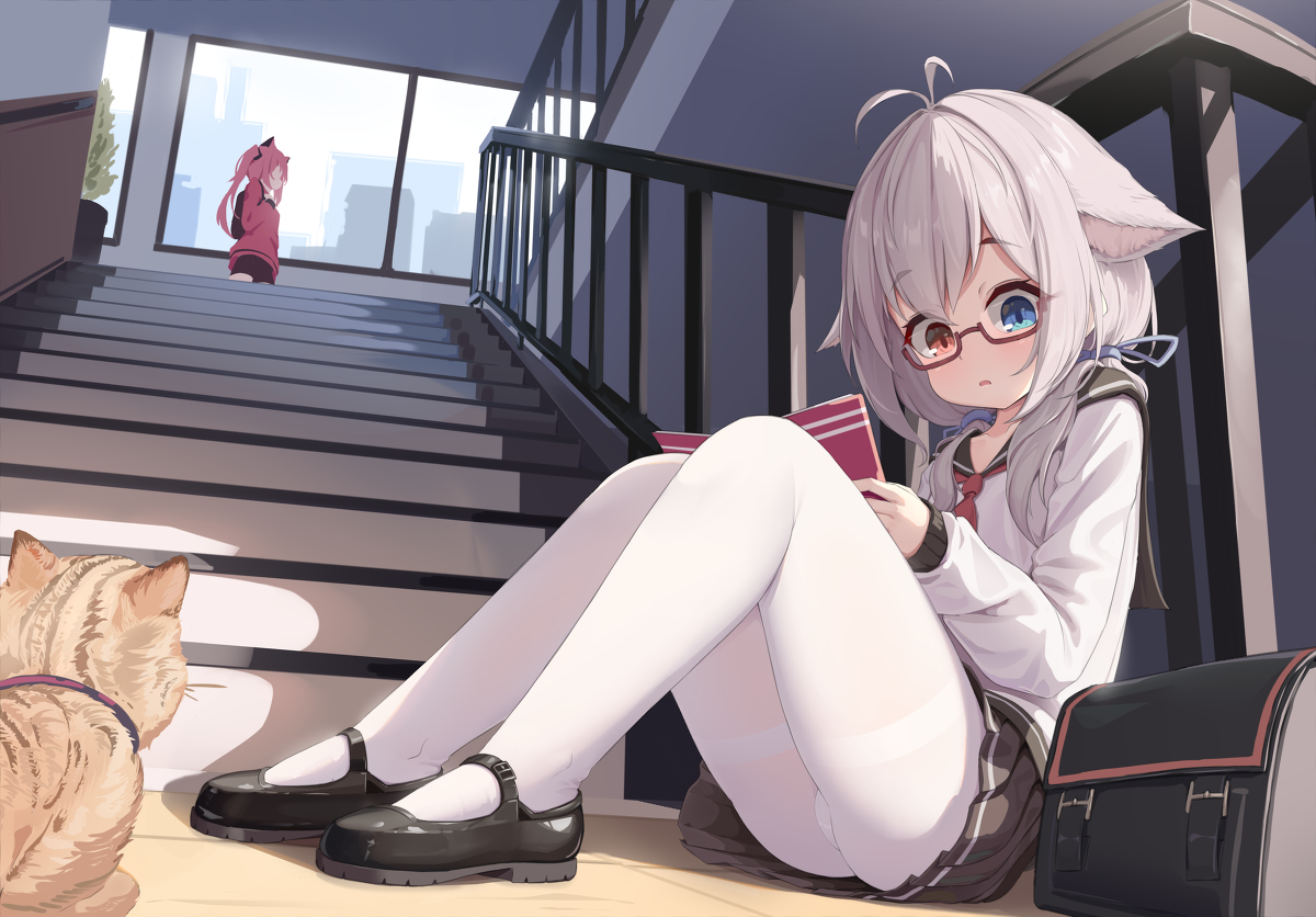 This is a pixiv picture whose title is cats.