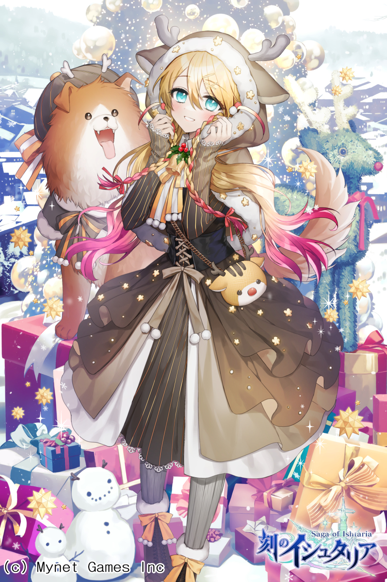 This is a pixiv picture whose title is 雪車の乙女エリゴーネ.