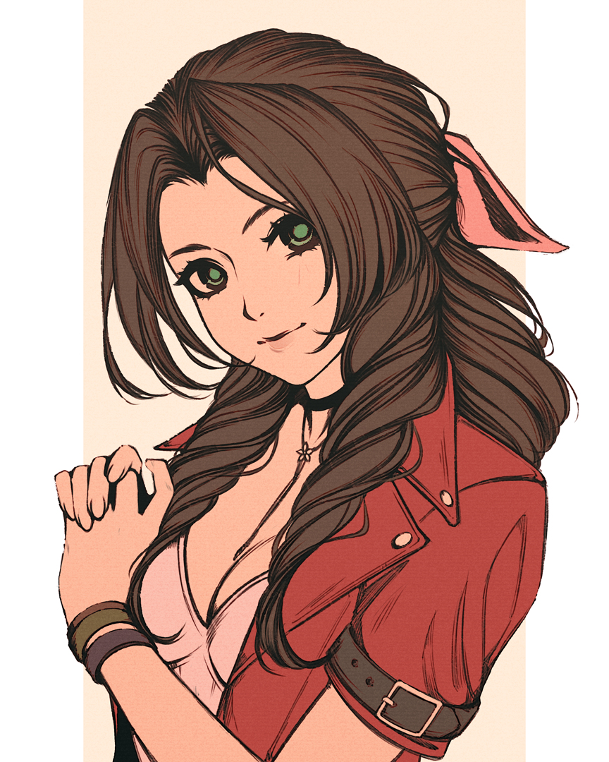 This is a pixiv picture whose title is aerith.