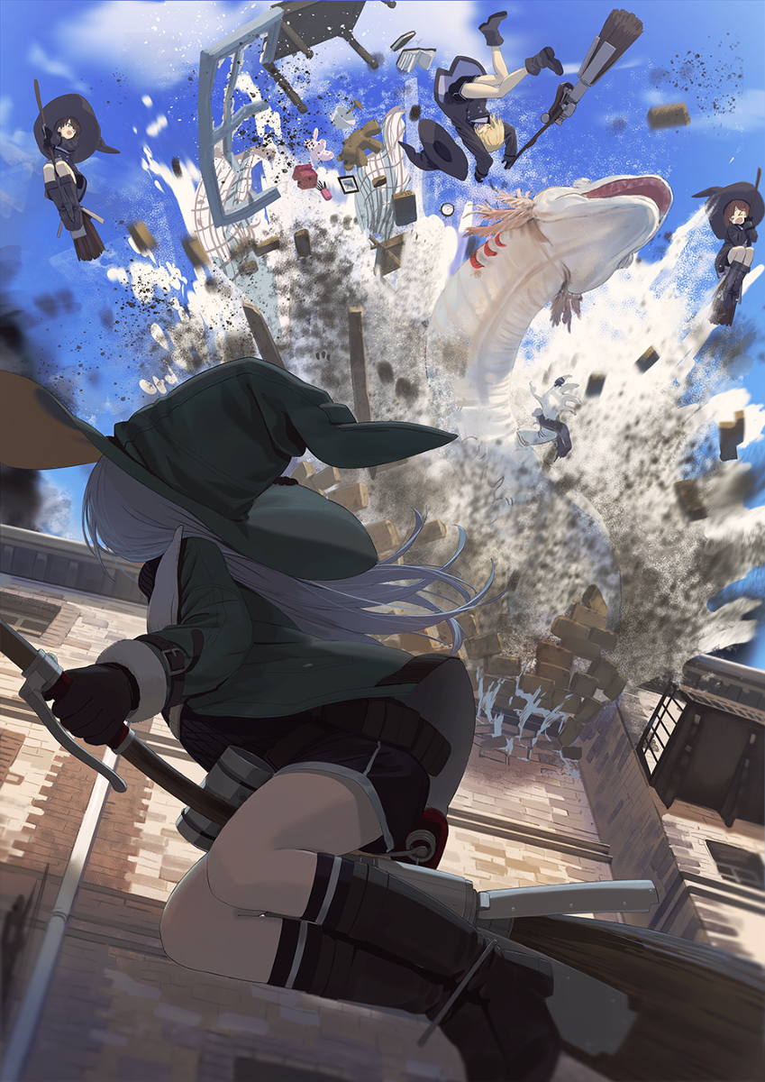 This is a pixiv picture whose title is どかーん！.