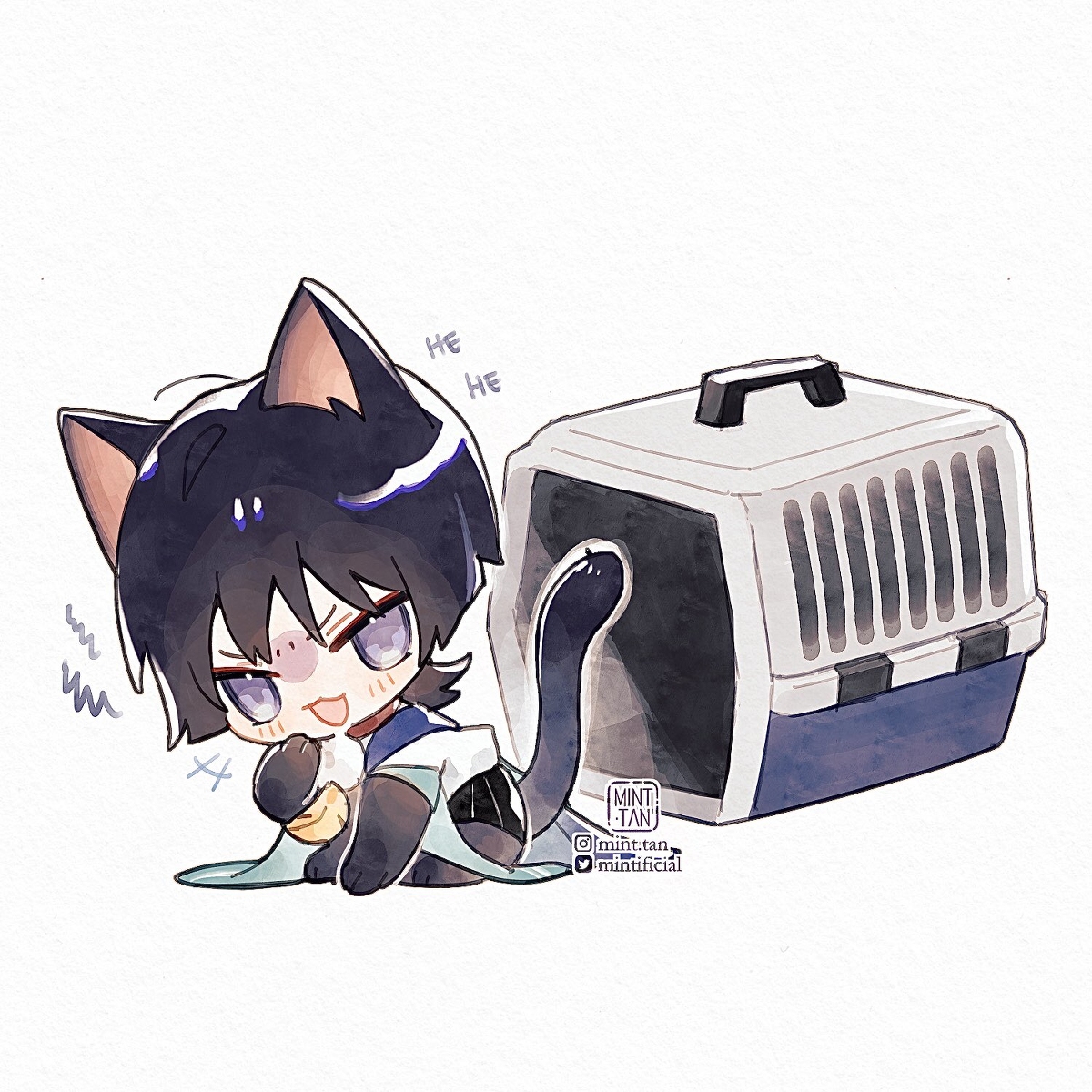 This is a pixiv picture whose title is scarameow.