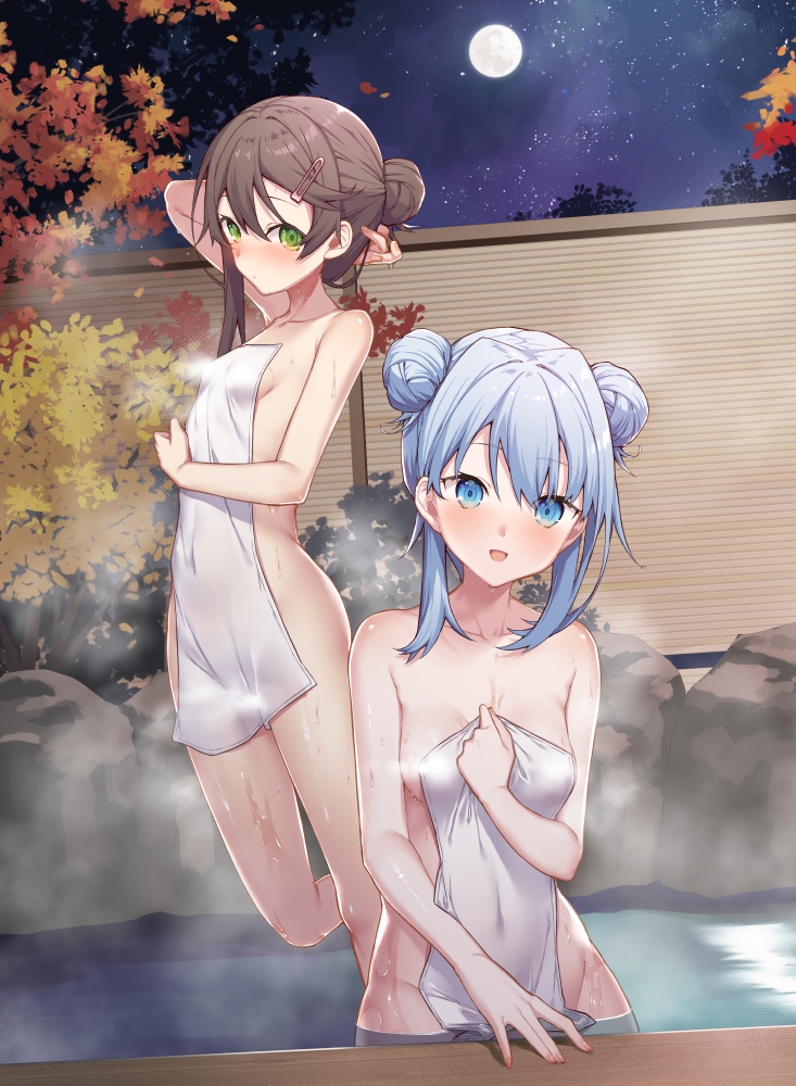 This is a pixiv picture whose title is いいお湯ですよ？.