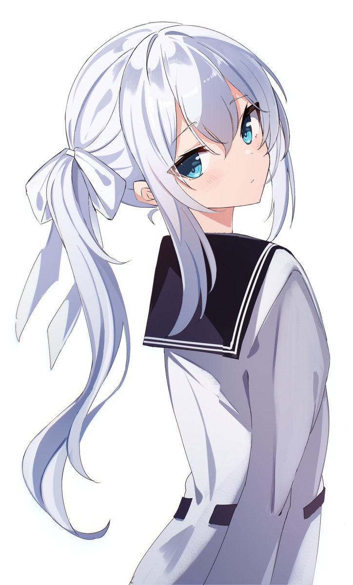 This is a pixiv picture whose title is ポニテヴェールヌイ.