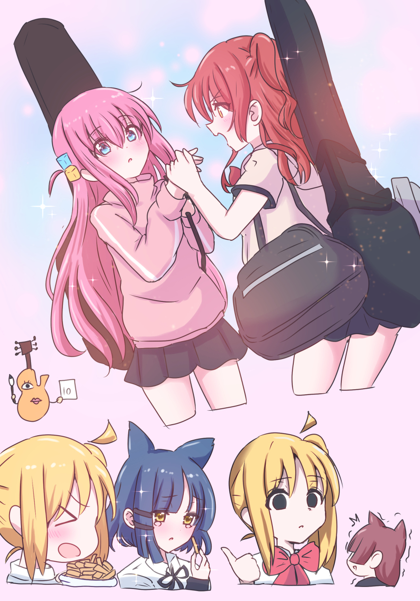 This is a pixiv picture whose title is ぼざろ第10話をまとめてみた.