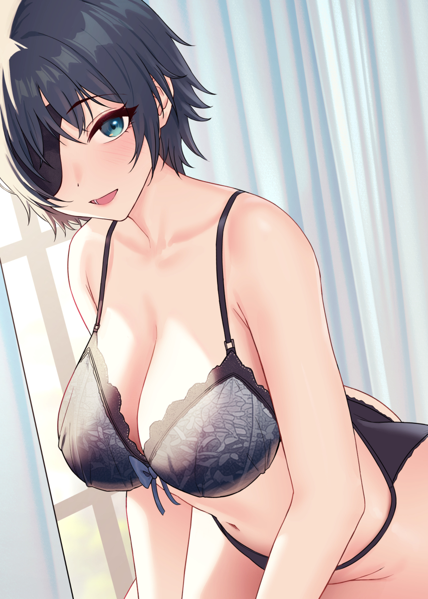 This is a pixiv picture whose title is アキ君、今度の仕事が終わったら···.